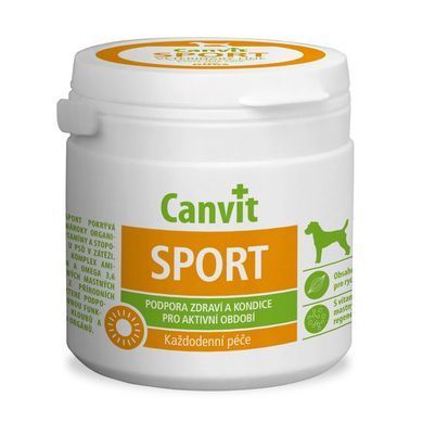 Canvit Sport for Dogs Добавка для спортивних та робочих собак, а також для реабілітації після захворювань, 100 г