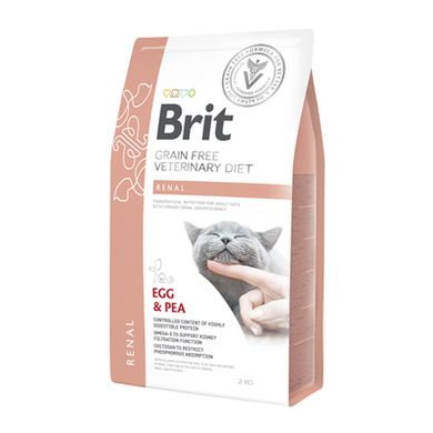 Brit Grain-Free VetDiets Cat Renal Сухий беззерновий корм для кішок з порушенням функції нирок, при хронічній нирковій недостатності