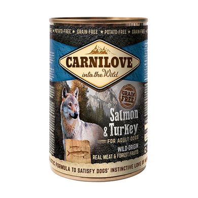 Carnilove Dog Salmon&Turkey - Паштет с лососем и индейкой для взрослых собак, 400 г