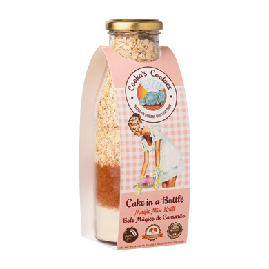 Натуральная смесь для приготовления праздничного торта для собак Cooka's Cookies Cake In Bottle с Креветкой, 320 г