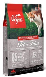 Orijen Fit&Trim Сухий корм для кішок із зайвою вагою, 5,4 кг