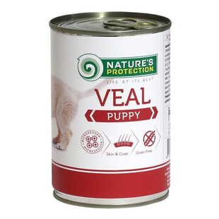 Nature's Protection Puppy Veal  Вологий корм з телятиною для цуценят всіх порід, 800 г