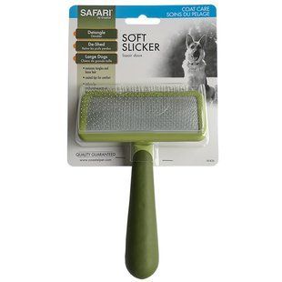 Safari Soft Slicker Brush Сафарі Пуходерка м&rsquo;яка для собак, 11 см х 17 см
