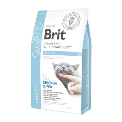 Brit Grain-Free VetDiets Cat Obesity - Сухий дієтичний корм для котів з надмірною вагою, 2 кг