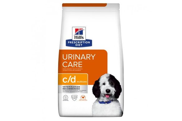 Hill's Prescription Diet Canine C/D Multicare Сухой корм с курицей для собак при мочекаменной болезни 12 кг