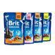 Brit Premium Sterilised Plate Набор влажных кормов для стерилизованных кошек, 12 шт х 100 г