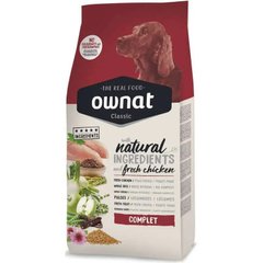 Ownat Classic Complete Сухий корм з курячим м'ясом для собак усіх порід 20 кг