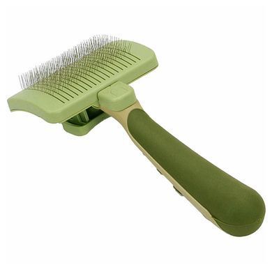 Safari Self-Cleaning Brush Сафарі Пуходерка слікер з самоочищенням для собак і котів,  8,5 см х 5,5 см