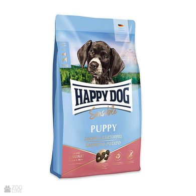 Happy Dog Baby Grainfree - сухой беззерновой корм для щенков средних и крупных пород с чувствительным пищеварением, 10 кг.