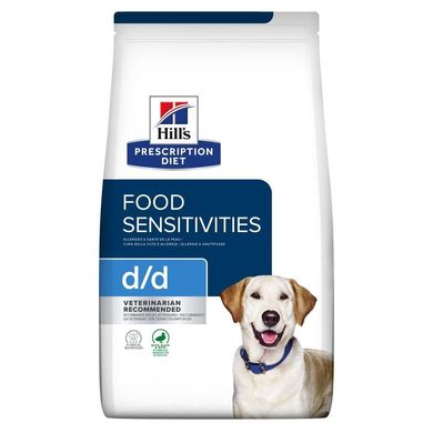 Hill's Prescription Diet Canine Sensitivities Duck&Rice Сухий корм з качкою для собак при шкірних захворюваннях та надмірному випаданні вовни 1,5 кг