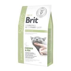 Brit Grain-Free VetDiets Cat Diabets - Сухий дієтичний корм для дорослих кішок підтримки лікування цукрового діабету, 2 кг
