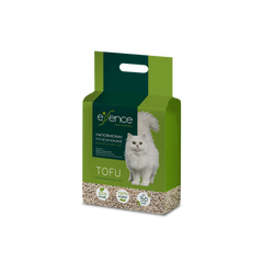 Essence Tofu Green Tea Наповнювач із тофу для котячого туалету з ароматом зеленого чаю, гранула 1,5 мм, 6 л (2,5 кг)