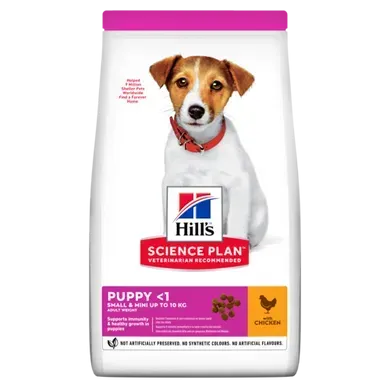 Hill's Science Plan Puppy Smal & Mini Breed Сухий корм з куркою для цуценят малих та мініатюрних порід, 6 кг