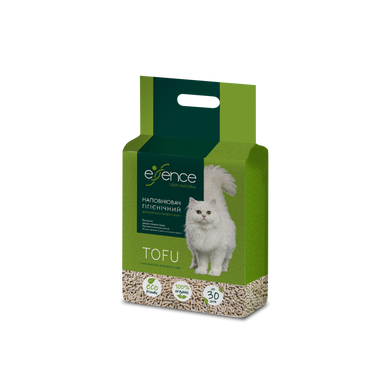 Essence Tofu Green Tea Наповнювач із тофу для котячого туалету з ароматом зеленого чаю, гранула 1,5 мм, 6 л (2,5 кг)