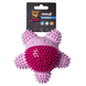 AnimAll GrizZzly Игрушка Морская звезда с пищалкой для собак, цвет розовый, 13,3х12,7х5,8 см