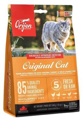Orijen Original Cat Сухий корм з м&rsquo;ясом для котів і кошенят усіх порід, 340 г