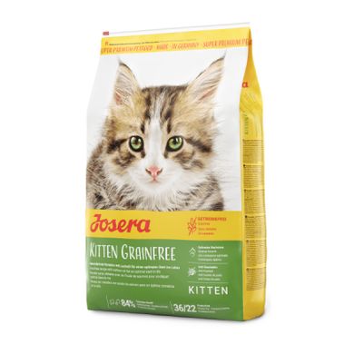 Josera Kitten Grainfree Беззерновой сухой корм с мясом домашней птицы для котят, беременных и кормящих кошек, 400 г