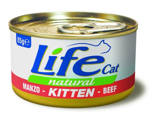 Life cat Консерва з яловичиною для котят