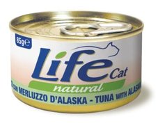 LifeCat консерва тунець та тріска для котів