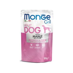 Monge Dog Grill - Вологий корм зі свининою, 100 г