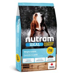 NUTRAM I18 Ideal SS Сухий корм для дорослих собак схильних до зайвої ваги з куркою та горошком, 11,4 кг