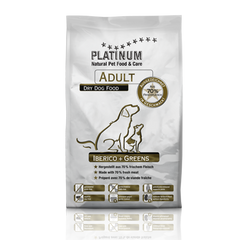 Platinum Adult Iberico and Greens Напіввологий корм із свининою іберіко із зеленню для собак всіх порід 15 кг