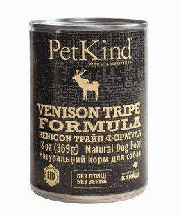 PetKind Venison Tripe Влажный корм для собак с говядиной, рубцом и олениной, 369 г