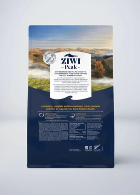 Ziwi Peak Steam Dried Зиви Полнорационный сухой корм со вкусом Курица с садовыми фруктами для собак, 800 г