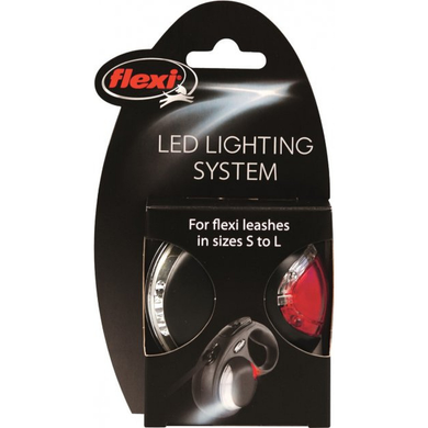 Flexi Led USB Lighting System світлодіодний ліхтар для рулетки-повідця для собак, 7 см, чорний