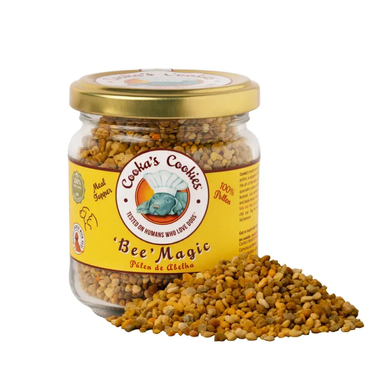 Натуральний топер (вітамінна та смакова добавка) для собак Cooka's Cookies Bee Magic Бджолиний пилок, 30 г