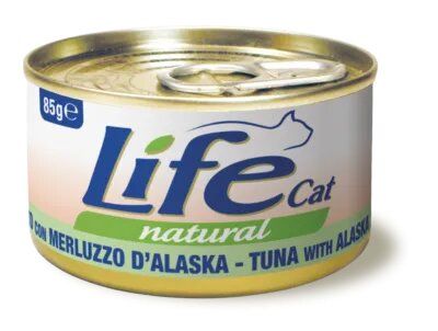 LifeCat консерва тунец и треска для кошек