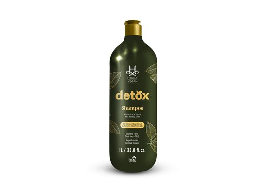 Hydra Vegan Detox Shampoo Шампунь для догляду за шерстю та шкірою для собак та котів 1 л