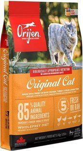 Orijen Original Cat Сухий корм з м&rsquo;ясом для котів і кошенят усіх порід, 5,4 кг