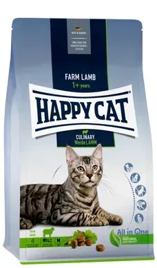 Happy Cat Culinary Weide-Lamm Сухий корм з ягням для дорослих котів, 300 г