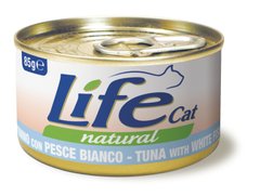 LifeCat - Тунець з білою рибою в соусі