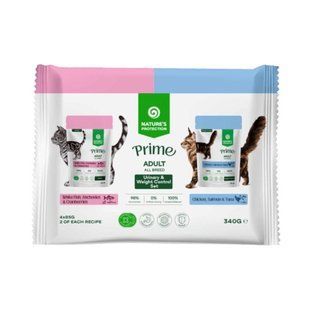 Nature's Protection Prime Multiple Functions Cats Set Adult Сет влажного корма для кошек, 4x85 г