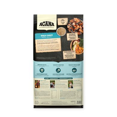 Acana Wild Coast Dog Сухой корм с рыбой для взрослых собак всех пород, 14,5 кг