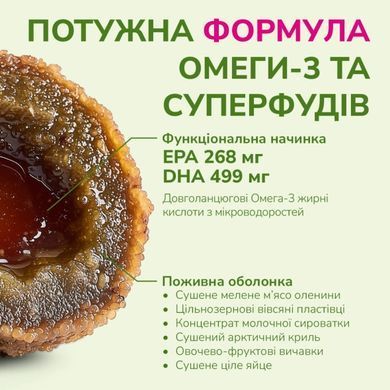 LK Baits Pet Nutrigo Omega-3 Algae S-M Функціональні ласощі з олією водоростей (&Oslash; 20 мм) для собак середніх порід, 170 г