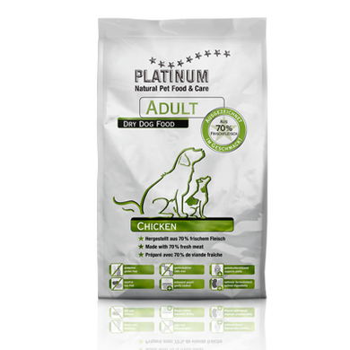 Platinum Adult Chicken Напіввологий корм з куркою для собак всех порід 1,5 кг