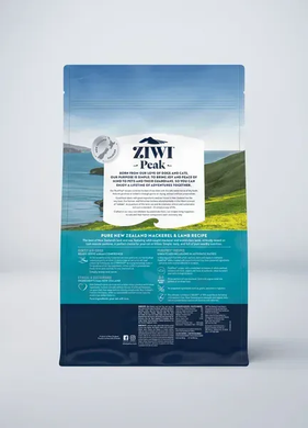 Ziwi Peak Air Dried Сухий корм зі скумбрією та ягням для котів, 1 кг