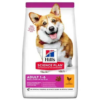 Hill`s SP Canine Adult Small & Mini Сухий корм з куркою для дорослих собак дрібних порід, 1,5 кг
