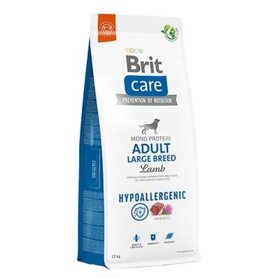 Brit Care Dog Hypoallergenic Adult Large Breed - Сухий гіпоалергенний монопротеіновий корм з ягням для дорослих собак великих порід, 1 кг