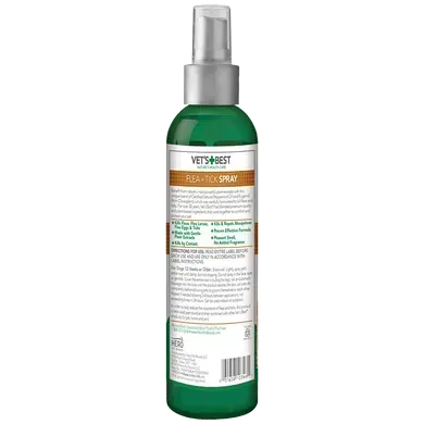 Vet's Best Flea & Tick Spray Спрей от блох, клещей и москитов для собак, 236 мл
