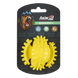 AnimAll GrizZzly Іграшка Мультимʼяч з пищалкою для собак, колір жовтий, S 7,5 см