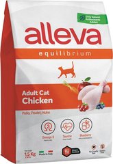 Alleva Equilibrium Chicken Adult Cat Повнораціонний корм з куркою для дорослих котів 1,5 кг