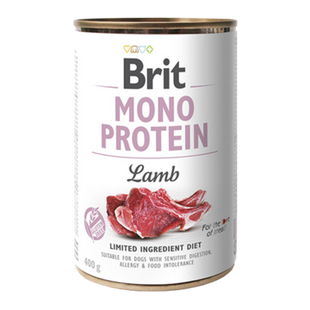 Brit Mono Protein Lamb - Монопротеиновые консервы с ягненком, 400 г