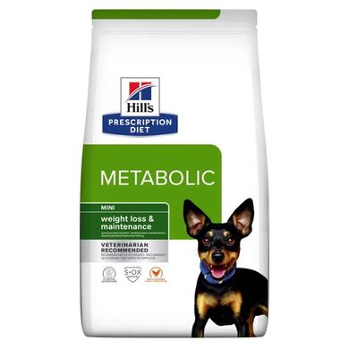 Hill’s Prescription Diet Canine Metabolic Mini Сухой диетический корм с курицей для контроля и снижения веса у собак малых пород