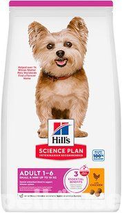 Hill`s SP Canine Adult Small & Mini Сухий корм з куркою для дорослих собак дрібних порід, 6 кг