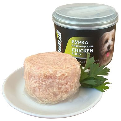 AnimAll Chicken in jelly - Влажный корм для собак с курицей в желе, 195 г