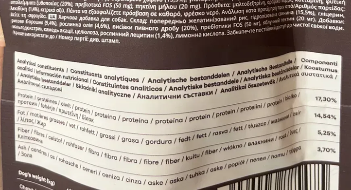 Treatsy Daily Defence Anal Gland Функціональні смаколики для підтримки здоров'я анальних залоз для собак, 30 шт